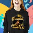 Gemini Queen Birthday Girl Afro Woman Black Queen Zodiac Women Hoodie Gifts for Her