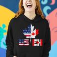 Happy Canada Day Usa Pride Us Flag Day Useh Canadian Women Hoodie Gifts for Her