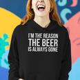 Im The Reason The Beer Is Always Gone Women Hoodie Gifts for Her