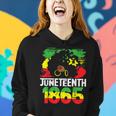 Juneteenth Is My Independence Day Black Women Freedom 1865 Women Hoodie Gifts for Her