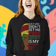 Juneteenth Is My Independence Day Not July 4Th Women Hoodie Gifts for Her