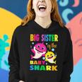Kids Big Sister Of The Birthday Shark Mom Matching Family Women Hoodie Gifts for Her