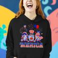 Merica Gnomes Happy 4Th Of July Us Flag Independence Day Women Hoodie Gifts for Her