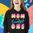 Mom Of Sweet One First Birthday Party Matching Family Donut Women Hoodie Gifts for Her