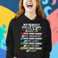 My Perfect Day Video Games Funny Cool 554 Shirt Women Hoodie Gifts for Her