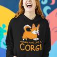Nothing Runs Like A Corgi Funny Animal Pet Dog Lover V2 Women Hoodie Gifts for Her