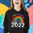 Pride Month 2022 Lgbt Rainbow Flag Gay Pride Ally Women Hoodie Gifts for Her