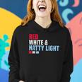 Red White And Natty-Light 4Th Of July Women Hoodie Gifts for Her