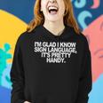 Sarcastic Funny Sign Language Asl Novelty Women Hoodie Gifts for Her