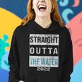 Straight Outta The Water Cool Christian Baptism 2022 Vintage Women Hoodie Gifts for Her