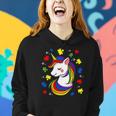 Unicorn Puzzle Piece Autism Awareness Boys Girls Women Women Hoodie Gifts for Her