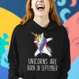 Unicorns Are Born In September Women Hoodie Gifts for Her