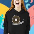 Vinyl Snail Vinyl Records Dj Vinyl Slug Lp Collector 155 Trending Shirt Women Hoodie Gifts for Her