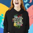 Womens My Body Choice Mind Your Own Uterus Floral My Uterus Women Hoodie Gifts for Her