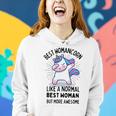 Best Womancorn Funny Unicorn Dabbing Gift Like A Normal Best Woman But More Awesome Women Hoodie Gifts for Her