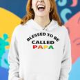 Blessed To Be Called Papa Sticker Women Hoodie Gifts for Her