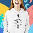 Compass Travel Lover Women Hoodie Gifts for Her