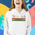 Free-Ish Since 1865 Juneteenth Black Freedom 1865 Black Pride Women Hoodie Gifts for Her