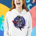 Funny Astronaut Monkey V4 Women Hoodie Gifts for Her