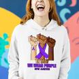 Hand In May We Wear Purple Lupus Awareness Month Women Hoodie Gifts for Her