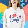 Memorial Day 4Th Of July Holiday Patriotic Ice Cream V2 Women Hoodie Gifts for Her