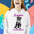 Miniature Schnauzer At Home Love Consultant Multi Tasking Dog Women Hoodie Gifts for Her