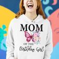 Mom 1St First Birthday Matching Family Butterfly Floral Women Hoodie Gifts for Her