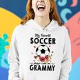 My Favorite Soccer Player Calls Me Grammy Flower Gift Women Hoodie Gifts for Her
