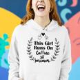 Official This Girl Runs On Caffeine And Sarcasm Women Hoodie Gifts for Her