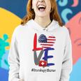 Oncology Nurse Rn 4Th Of July Independence Day American Flag Women Hoodie Gifts for Her
