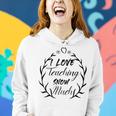 Premium I Love Teaching Snow Much Women Hoodie Gifts for Her