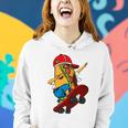 Skateboarder Taco Electric Skateboard Mexican Burrito Chili Women Hoodie Gifts for Her