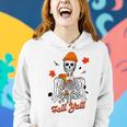 Skeleton It’S Fall Y’All Thanksgiving Funny Autumn Halloween Women Hoodie Gifts for Her