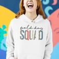 Squad Teacher Student First Last Day Of School Field Leopard Women Hoodie Gifts for Her