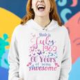 Womens 60Th Birthday July 1962 For Women Her 60 Years Old Awesome Women Hoodie Gifts for Her