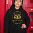 2000 September Birthday Gift 2000 September Limited Edition Women Hoodie Funny Gifts