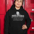 Abibliophobia Funny Reading Bookworm Reader 24Ya1 Women Hoodie Unique Gifts