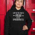 Accountant Lady In The Sheets Freak In The Spreadsheets Women Hoodie Unique Gifts