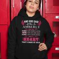 Amberly Name Gift And God Said Let There Be Amberly Women Hoodie Funny Gifts