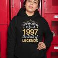April 1997 Birthday Life Begins In April 1997 V2 Women Hoodie Funny Gifts