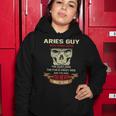 Aries Guy I Have 3 Sides Aries Guy Birthday Women Hoodie Funny Gifts