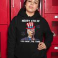 Biden Dazed Merry 4Th Of You Know The Thing 4Th Of July Women Hoodie Unique Gifts