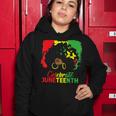 Black Women Messy Bun Juneteenth Celebrate Indepedence Day Women Hoodie Unique Gifts