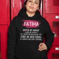 Fatima Name Gift Fatima Hated By Many Loved By Plenty Heart On Her Sleeve Women Hoodie Funny Gifts