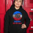 Ferret 4Th Of July For Ferret Lover July 4Th Ferret Mom Dad Women Hoodie Funny Gifts