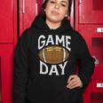 Football Player Vintage Game Day Women Hoodie Funny Gifts