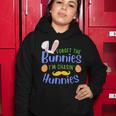 Forget The Bunnies Im Chasing Hunnies Funny Boys Easter Gift Women Hoodie Funny Gifts