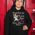 Friends Dont Let Friends Fight Brain Cancer Alone Unicorn Grey Ribbon Brain Cancer Brain Cancer Awareness V2 Women Hoodie Funny Gifts