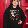 Friends Dont Let Friends Fight Kidney Cancer Alone Unicorn Orange Ribbon Kidney Cancer Kidney Cancer Awareness Women Hoodie Funny Gifts