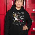 Friends Dont Let Friends Fight Lockedin Syndrome Alone Unicorn Silver Ribbon Lockedin Syndrome Lockedin Syndrome Awareness Women Hoodie Funny Gifts